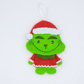 Il Grinch decorazione natalizia, 12 cm x 8.5 cm