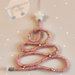 Alberello di Natale rosa e argento, addobbi Natale, decorazioni, albero, regalo per lei, donna e bambina