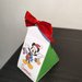 Scatolina topolino triangolo piramide confetti bigliettino segnaposto primo compleanno Mickey mouse 