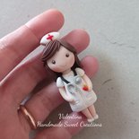 Portachiavi Per Infermiera Con Ciondolo A Stetoscopio E Cappello, Regalo Di Laurea E Ringraziamento Per Donne Infermiere, Accessorio In Acciaio Inossidabile