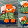 Garfield & Pooky 13x14x9 cm stampa 3D