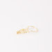 Oro Ear Cuff Con Fascia E Doppia Catena in 12K Gold Filled