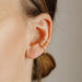 Oro Rosa Ear Cuff Con Fascia E Doppia Catena in 12K Rose Gold Filled