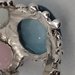 Anello in argento 925 ,zirconi e cristalli fatto a mano