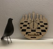 Orologio da parete scacchi