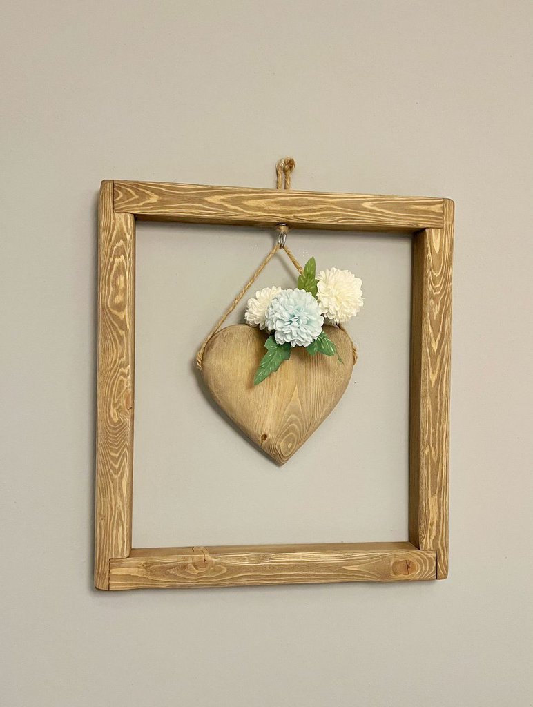 DLM - Profumatore in legno con Cuore Orso Orsetto Nascita Compleanno