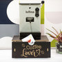 Cassetto portacialde caffè e capsule in legno per macchina caffè, piano d'appoggio e dispenser per cialde capsule e accessori plus