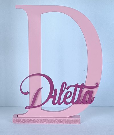 Scritta Nome In Legno Personalizzata – Lettere Decorative 13 Mm Per Cameretta, Fatte A Mano In Germania