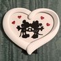 Quadretto cornicetta San Valentino love amore Mickey Mouse e Minnie innamorati