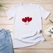 T-shirt unisex con scritta personalizzata in cotone manica corta, maglietta con scritta personalizzabile, maglietta ABBRACCI
