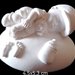 Neonato bimbo bimba 3d in  gesso ceramico profumato per il fai da te