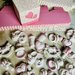 40 Scatoline Porta confetti Nascita Battesimo Rosa con gessetti profumati 