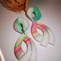 Orecchini in argilla polimerica/ orecchini pendenti handmade/ regalo per lei
