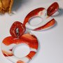 Orecchini pendenti in argilla polimerica/ orecchini per lei / orecchini handmade/ idea regalo