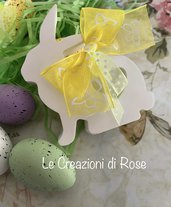 Coniglietto in gesso profumato Pasqua idea regalo 