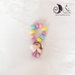 Bomboniera rosario con angelo bimba multicolor personalizzabile con lettera sul cuoricino!