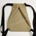 Borsa zaino in tessuto panama/canvas beige