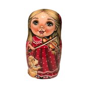 Matrioska bambola contenitore  da collezione  "Bambina con violino"