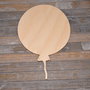 sagoma in legno tonda forma palloncino cm 10 spessore 0,3