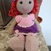 Bambola con capelli rossi