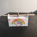 Scatoline unicorno nascita battesimo segnaposto compleanno arcobaleno segnaposto box scatola 