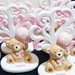  Bomboniera completa albero della vita orsetto rosa bimba personalizzabile con nome e data ideale per battesimo 