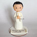 Prima Comunione cake topper personalizzato, statuina