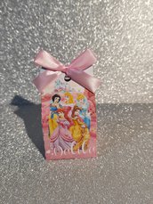 Scatolina principesse festa compleanno confetti caramelle principessa  