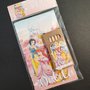 Mini album libretto libricino gadget fine festa principesse da colorare con matite colorate 