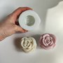 stampo silicone rosa 3d stampo candele sapone 