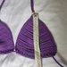 Top bikini uncinetto viola 