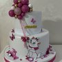 Torta scenografica Minou con Palloncini