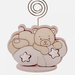 Bomboniere nascita orsetto rosa memo clip segnaposto battesimo nuvola stella 