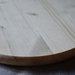 Tagliere in legno da cucina tondo con manico cm 35