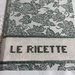 Libro delle ricette, ricettario elegante, libro di tessuto 