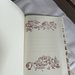 Libro delle ricette, ricettario elegante, libro di tessuto 