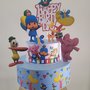 Pocoyo Torta Finta Compleanno