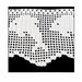Schema bordo filet ad uncinetto con delfini in PDF - Tutorial 12BR