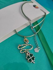 Collana "FORTUNATA" verde