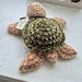 Crochet turtle peluche