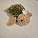 Crochet turtle peluche