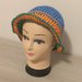 Cappellino donna in cotone modello pescatore uncinetto