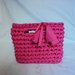 Mini bag fucsia uncinetto 