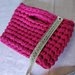 Mini bag fucsia uncinetto 