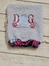 Guanto da bagno  con scritta dog mama