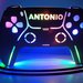 lampada joypad gamer videogioco legno regalo bimba bimbo handmade luce notturna laser decorazione stanzetta personalizzata