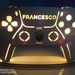 lampada joypad gamer videogioco legno regalo bimba bimbo handmade luce notturna laser decorazione stanzetta personalizzata