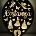 palloncino led lampada legno regalo bimba bimbo handmade luce notturna laser decorazione casa home scritta personalizzata