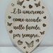 palloncino led lampada legno regalo bimba bimbo handmade luce notturna laser decorazione casa home scritta personalizzata