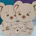 puzzle famiglia koala legno incisione personalizzata san valentino regalo anniversario handmade laser